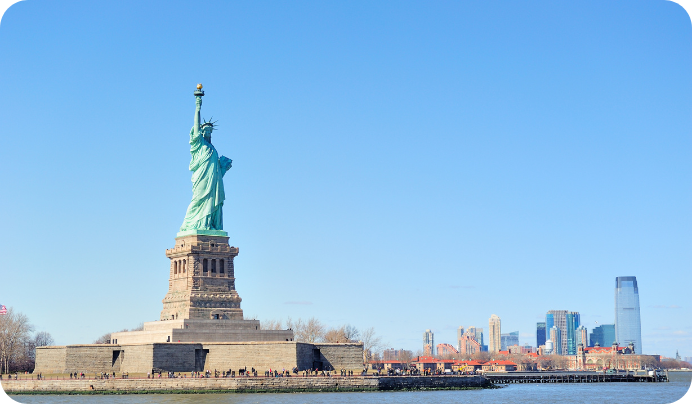 Statue of Liberty representing immigration services at Civale Law PLLC